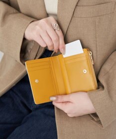 russet ＜お財布人気NO.1＞モノグラムプレートハーフウォレット(SO-376)