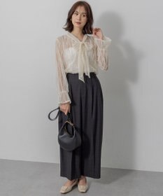 組曲 【加藤ローサさん着用】ハンサムツイルカーヴィーパンツ