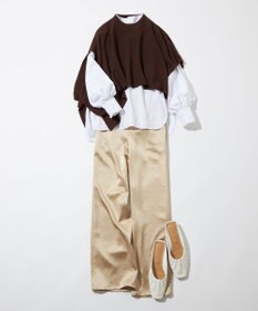 #Newans 【洗える】コットンウールニットセットアップ