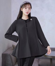 Tiaclasse バックフレアロングジャケット