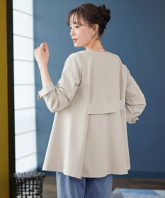 Tiaclasse バックフレアロングジャケット