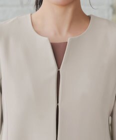 Tiaclasse バックフレアロングジャケット