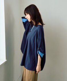 YECCA VECCA 2wayドロストスリーブバンドカラーシャツ
