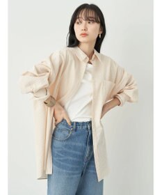 earth music&ecology サッカーストライプボーイズライクシャツ