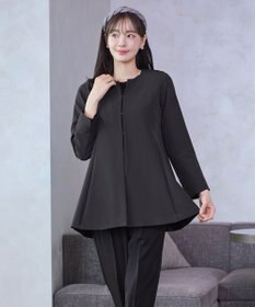 Tiaclasse バックフレアロングジャケット