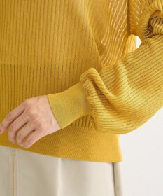 Green Parks ラメシアーリブニットプルオーバー