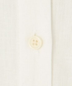 UNFILO 【GISELe 6月号掲載/洗える】リネンレーヨンバンドカラーシャツ