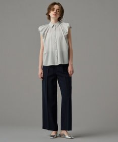 uncrave 【新色追加・洗濯機洗い可】シアー タックスリーブブラウス（uncrave STANDARD）