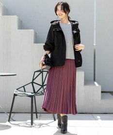 ANY SIS S シャイニーラメパフスリーブ カットソー