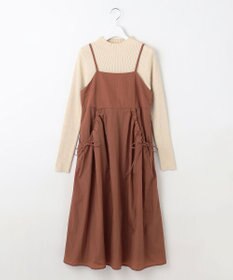 Feroux 【洗える】ニットセット キャミソールワンピース