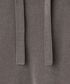 23区 【SLOW/一部店舗限定】ベロア風ニット パーカー