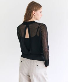 BEIGE， PYRRHOT / シアーコンビ バックスリットプルオーバー