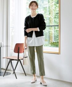 Tiaclasse 【安田美沙子さん着用・選べる裾】 レイヤードヘムカットソーTシャツ