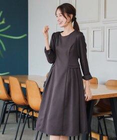 Tiaclasse 【洗える】サイドフラップワンピース