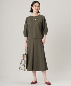 自由区 L 【セットアップ対応・洗える】ブークレダンボール カットソー