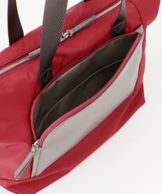 Y'SACCS ナイロン×リサイクルレザー　コンビマルチトート