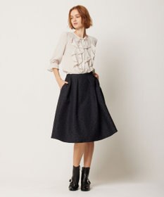 TOCCA 【WEB限定カラーあり】【消臭・洗える】RIBBON LABYRINTH JACQUARDスカート