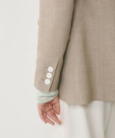 GRACE CONTINENTAL リネンライクダブルジャケット