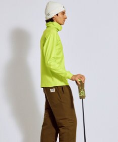 PW CIRCULUS 【起毛素材であたたか】【MEN】スピンドル付 両面起毛タートルネック ゴルフ
