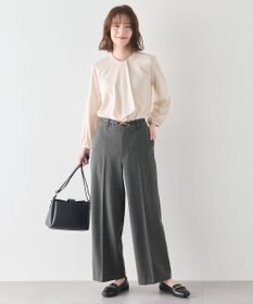 ANY 【洗濯機可】ボータイブラウス