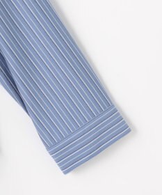 J.PRESS LADIES ストライプジャージー シャツライク カットソー