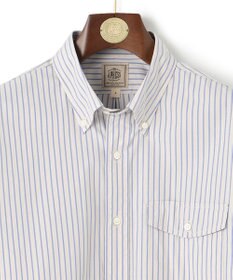 J.PRESS MEN ポプリンストライプシャツ/B.D