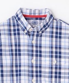 J.PRESS KIDS 【140-170cm】ロゴプリント チェックシャツ