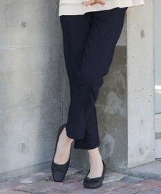 Tiaclasse L 【洗える】ストレッチサイドラインパンツ
