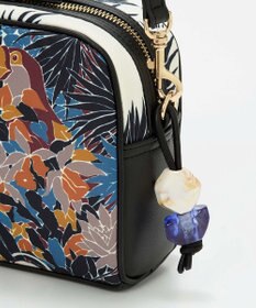 TOPKAPI 【TREASURE TOPKAPI】マイルドサテン スカーフ柄 ショルダーバッグ