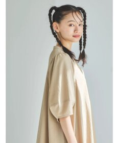 Green Parks ■ＥＳＣＡＲ　ランタンスリーブシャツワンピース