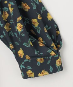 組曲 L カッティングローズプリント ワンピース