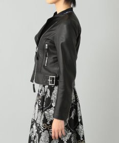 GRACE CONTINENTAL レースアップライダースジャケット