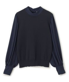 BEIGE， 【洗える・Precious3月号掲載】PROTEA / 異素材バックタイディティールニット