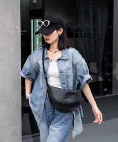 style code 【Lyrss/リルス】牛革　クロスボディバッグ