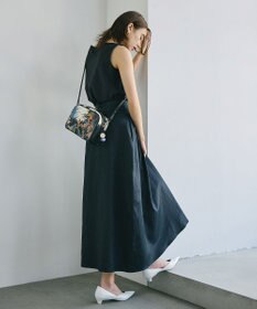 TOPKAPI 【TREASURE TOPKAPI】マイルドサテン スカーフ柄 ショルダーバッグ