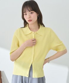 earth music&ecology リブニットカーディガン