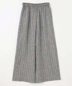 ANY 【ウエストゴム】リネンレーヨンワイドパンツ