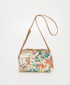 TOPKAPI 【TREASURE TOPKAPI】マイルドサテン スカーフ柄 ショルダーバッグ