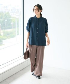 CRAFT STANDARD BOUTIQUE レーヨントロミサイドリボンチュニック