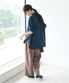 CRAFT STANDARD BOUTIQUE レーヨントロミサイドリボンチュニック