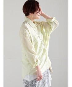 Te chichi シアーストライプシャツ