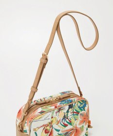 TOPKAPI 【TREASURE TOPKAPI】マイルドサテン スカーフ柄 ショルダーバッグ