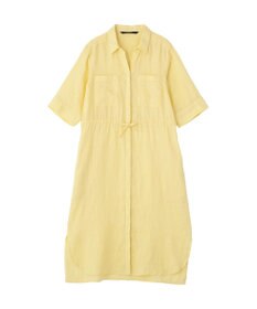 YECCA VECCA フレンチリネンドロストワンピース