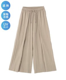 YECCA VECCA 【UVカット/遮熱/接触冷感】COOLタックワイドパンツ