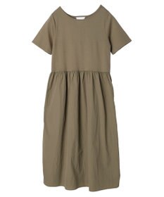 Green Parks Ｂ．ドッキングボリュームギャザーワンピース