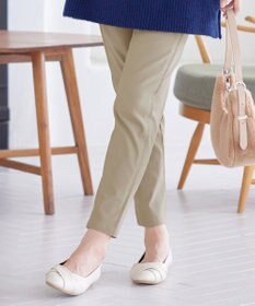 Tiaclasse L 【洗える】ストレッチサイドラインパンツ