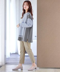 Tiaclasse 【洗える】ストレッチサイドラインパンツ