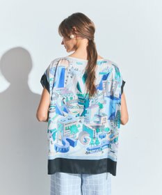 GRACE CONTINENTAL スカーフポンチョトップ