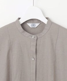 J.PRESS LADIES 【洗える】麻ポリエステルストレッチ ワンピース