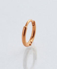 Phoebe 【金属アレルギー対応】ミニフープピアス(片耳)/サージカルステンレス ローズゴールド